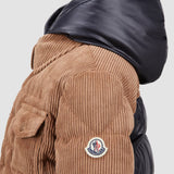 Giusto Hooded Corduroy Down Shirt Jacket