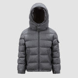 Montgenevre Hooded Wool Down Jacket