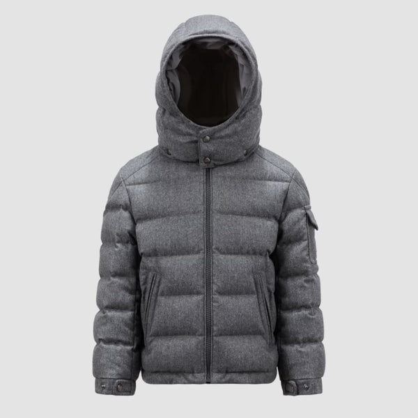 Montgenevre Hooded Wool Down Jacket