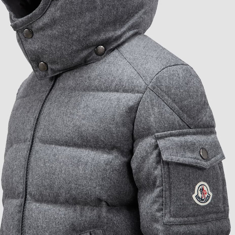 Montgenevre Hooded Wool Down Jacket