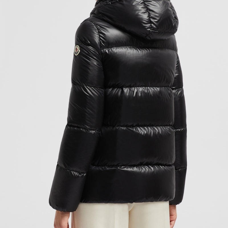 SERITTE HOODED SHORT DOWN JACKET