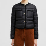 GENCAY BRAIDED TRIM SHORT DOWN JACKET