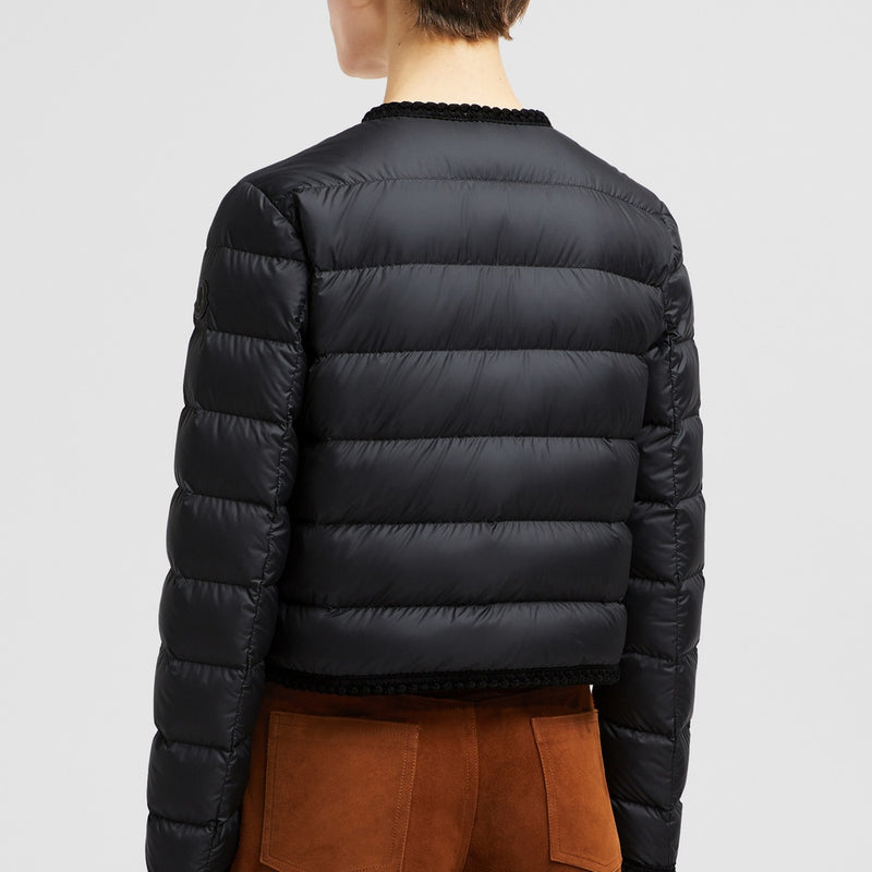GENCAY BRAIDED TRIM SHORT DOWN JACKET