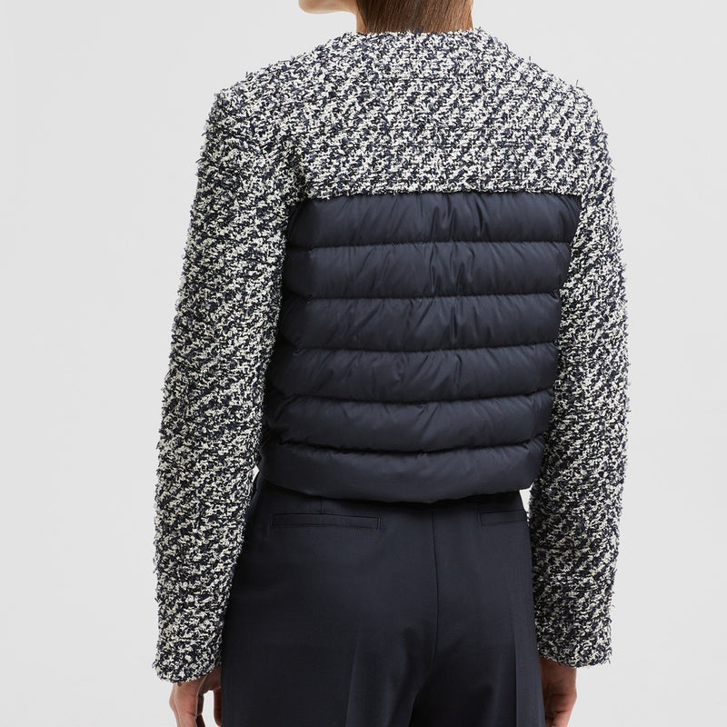 DAUPHIN TWEED SHORT DOWN JACKET