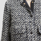 DAUPHIN TWEED SHORT DOWN JACKET