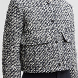 DAUPHIN TWEED SHORT DOWN JACKET