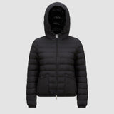 HEDE HOODED SHORT DOWN JACKET