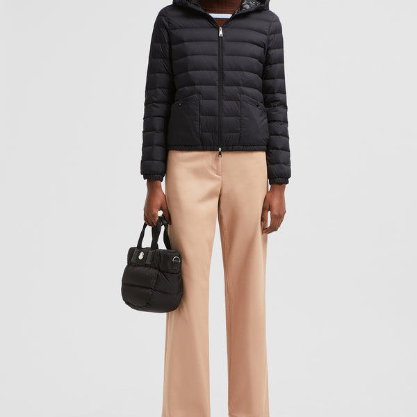 HEDE HOODED SHORT DOWN JACKET