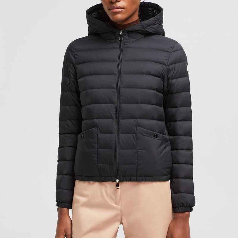HEDE HOODED SHORT DOWN JACKET