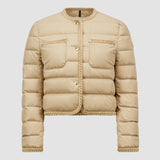 GENCAY BRAIDED TRIM SHORT DOWN JACKET