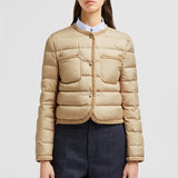 GENCAY BRAIDED TRIM SHORT DOWN JACKET
