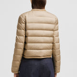 GENCAY BRAIDED TRIM SHORT DOWN JACKET