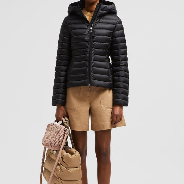 IGE HOODED SHORT DOWN JACKET