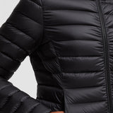 IGE HOODED SHORT DOWN JACKET