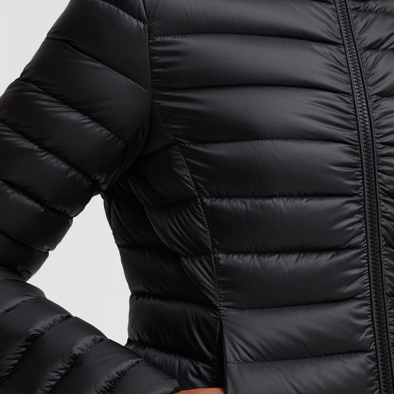 IGE HOODED SHORT DOWN JACKET
