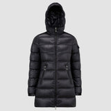 GLEMENTS HOODED MID-LENGTH DOWN JACKET