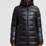 GLEMENTS HOODED MID-LENGTH DOWN JACKET