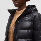 GLEMENTS HOODED MID-LENGTH DOWN JACKET