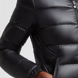 GLEMENTS HOODED MID-LENGTH DOWN JACKET