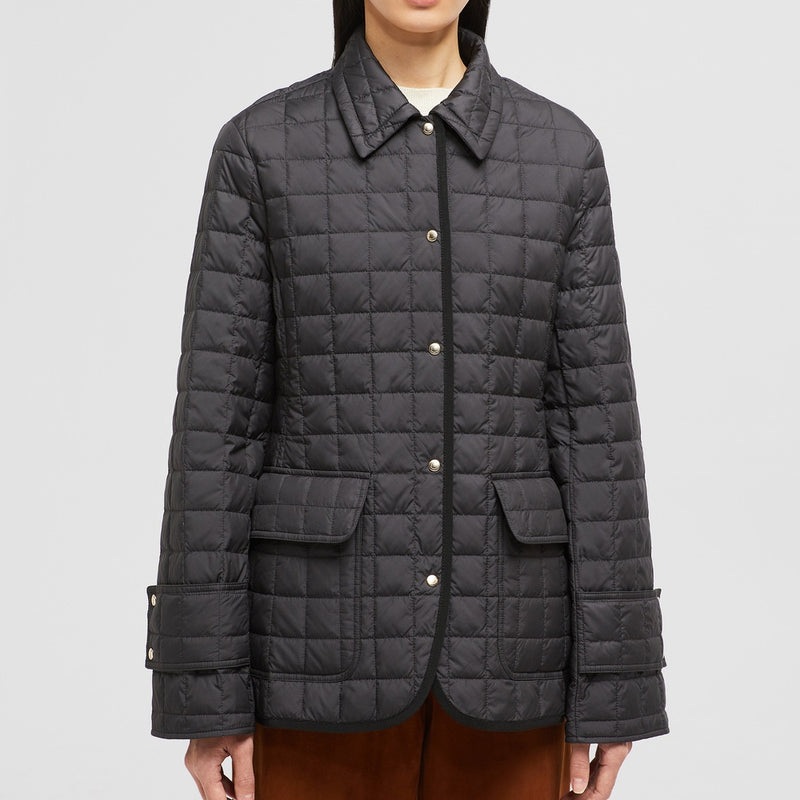 EPINAL SQUARE-QUILTED DOWN SHIRT JACKET