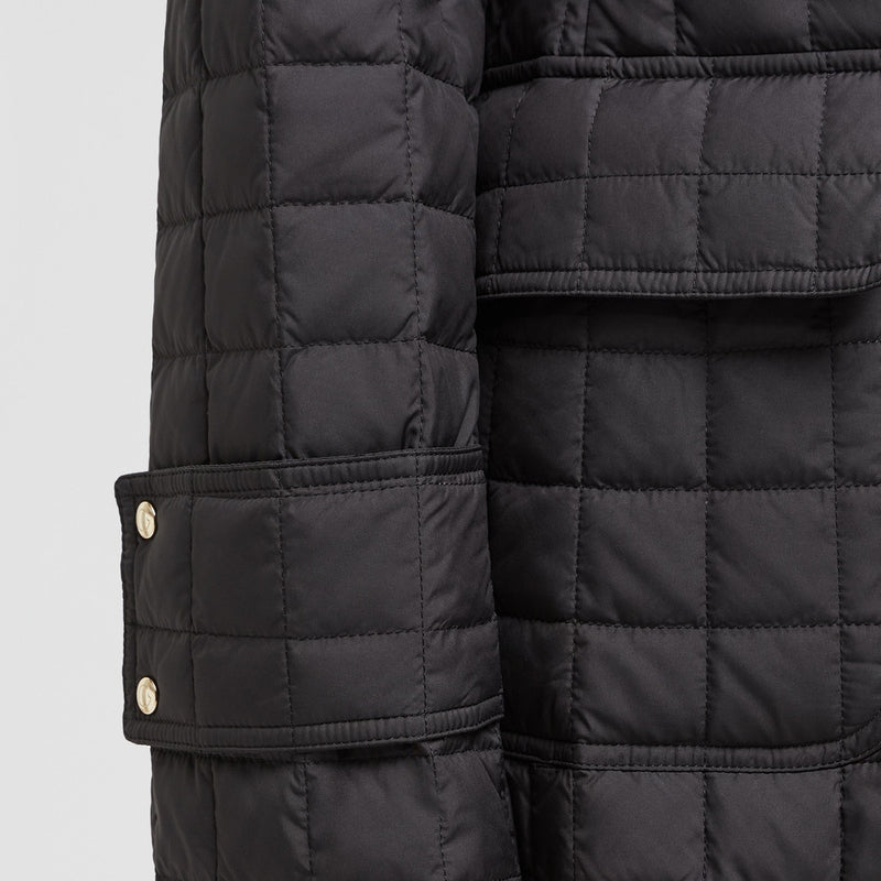 EPINAL SQUARE-QUILTED DOWN SHIRT JACKET