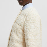 GERBEROY TWEED SHORT DOWN JACKET