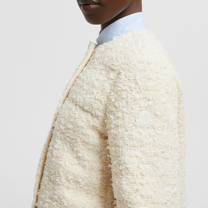 GERBEROY TWEED SHORT DOWN JACKET