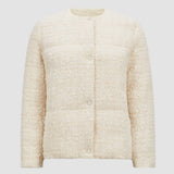 GERBEROY TWEED SHORT DOWN JACKET