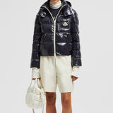 ANDRO HOODED SHORT DOWN JACKET