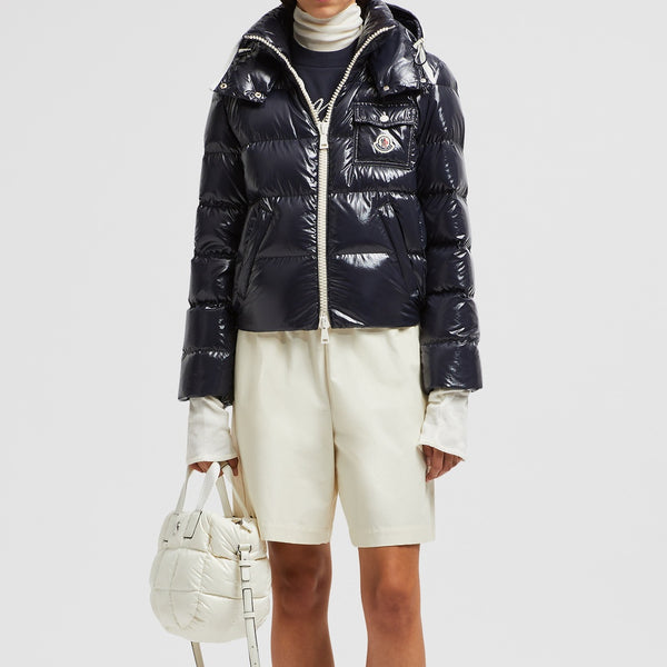 ANDRO HOODED SHORT DOWN JACKET