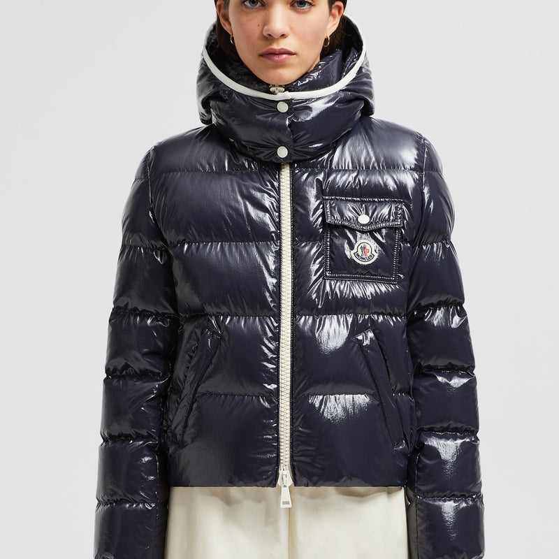 ANDRO HOODED SHORT DOWN JACKET