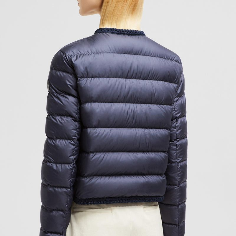 GENCAY BRAIDED TRIM SHORT DOWN JACKET