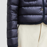 GENCAY BRAIDED TRIM SHORT DOWN JACKET