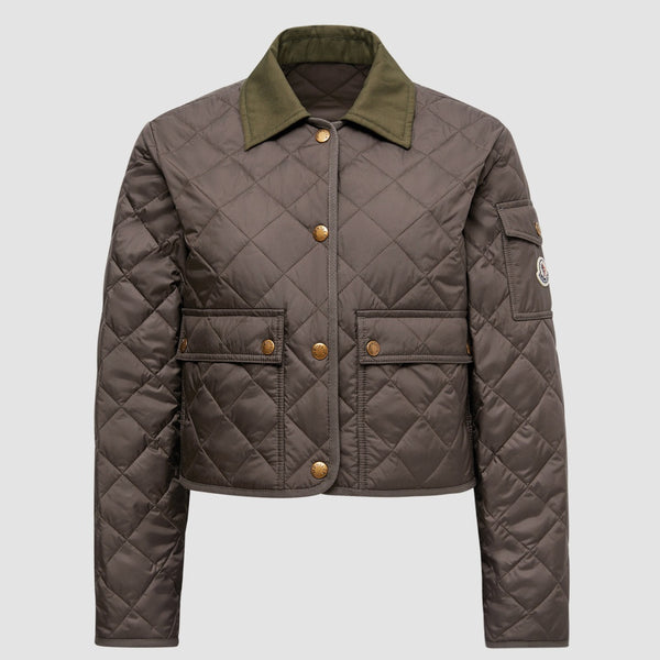 CHITRE DIAMOND-QUILTED PADDED SHIRT JACKET