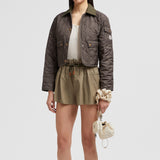 CHITRE DIAMOND-QUILTED PADDED SHIRT JACKET