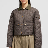 CHITRE DIAMOND-QUILTED PADDED SHIRT JACKET