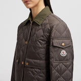 CHITRE DIAMOND-QUILTED PADDED SHIRT JACKET