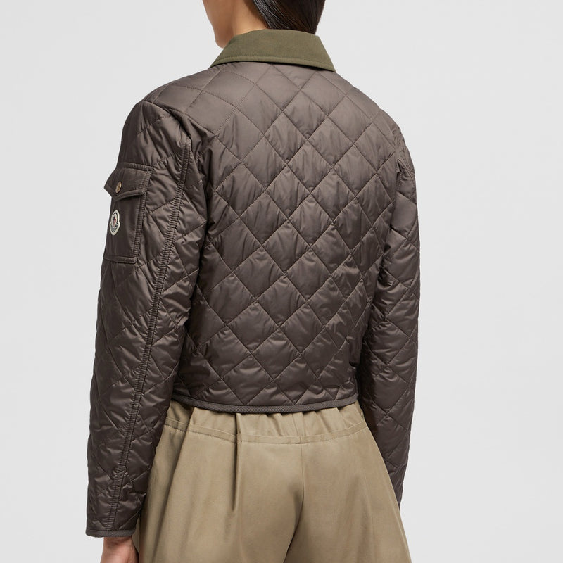 CHITRE DIAMOND-QUILTED PADDED SHIRT JACKET
