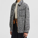 TWEED DOWN SHIRT JACKET