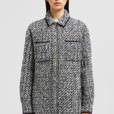 TWEED DOWN SHIRT JACKET