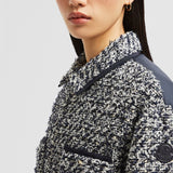 TWEED DOWN SHIRT JACKET