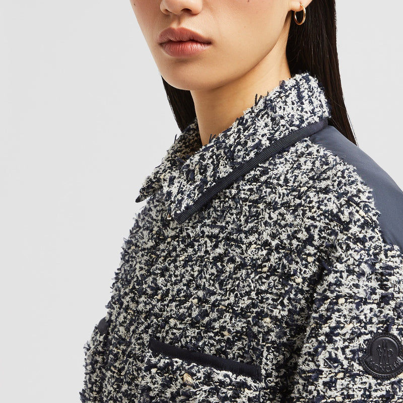 TWEED DOWN SHIRT JACKET