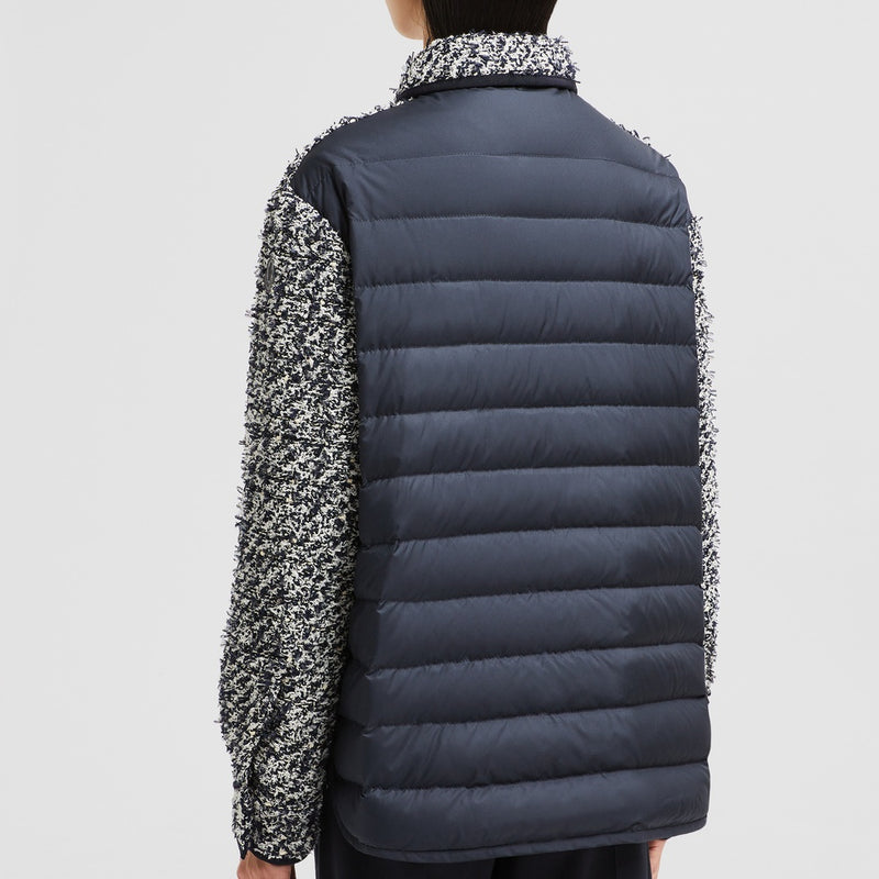 TWEED DOWN SHIRT JACKET