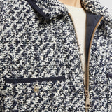 TWEED DOWN SHIRT JACKET