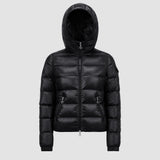 GLES HOODED SHORT DOWN JACKET