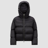 MONCLER X WILLOW SMITH SKAARA HOODED SHORT DOWN JACKET