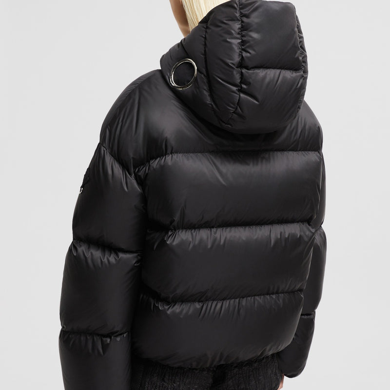 MONCLER X WILLOW SMITH SKAARA HOODED SHORT DOWN JACKET