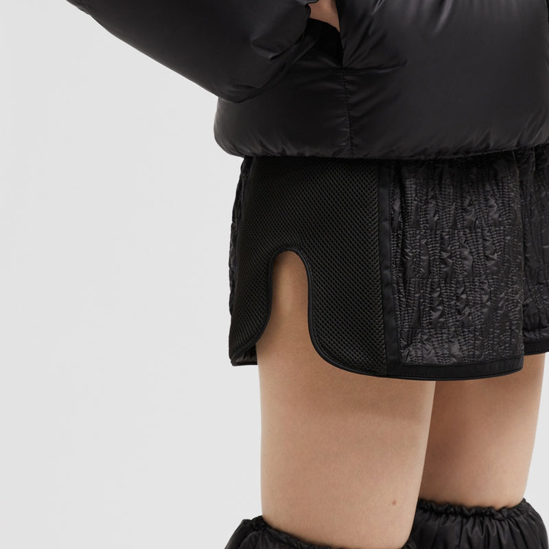 MONCLER X WILLOW SMITH SKAARA HOODED SHORT DOWN JACKET