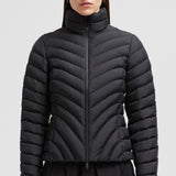 GRANGE DIAGONAL-QUILTED SHORT DOWN JACKET