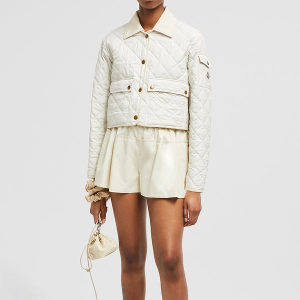 CHITRE DIAMOND-QUILTED PADDED SHIRT JACKET